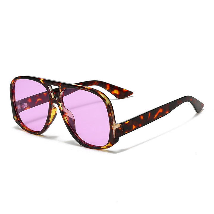 Women trendy oversized sunglasses in modern tortoiseshell pattern Kalsten
