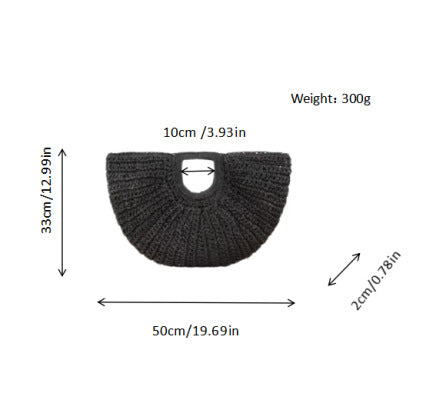 Handbag with tasteful wave pattern Kalsten