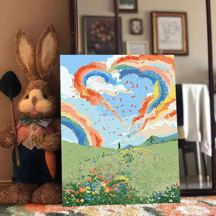 Artistic Heart-Themed Canvas Artwork Kalsten