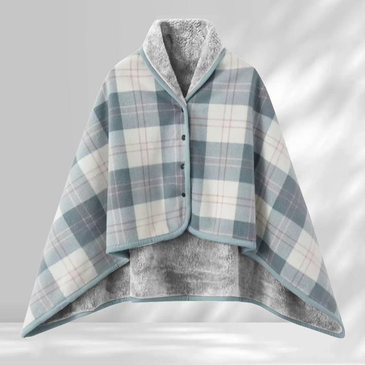 Ladies' wrap blanket made of cozy wool blend Kalsten