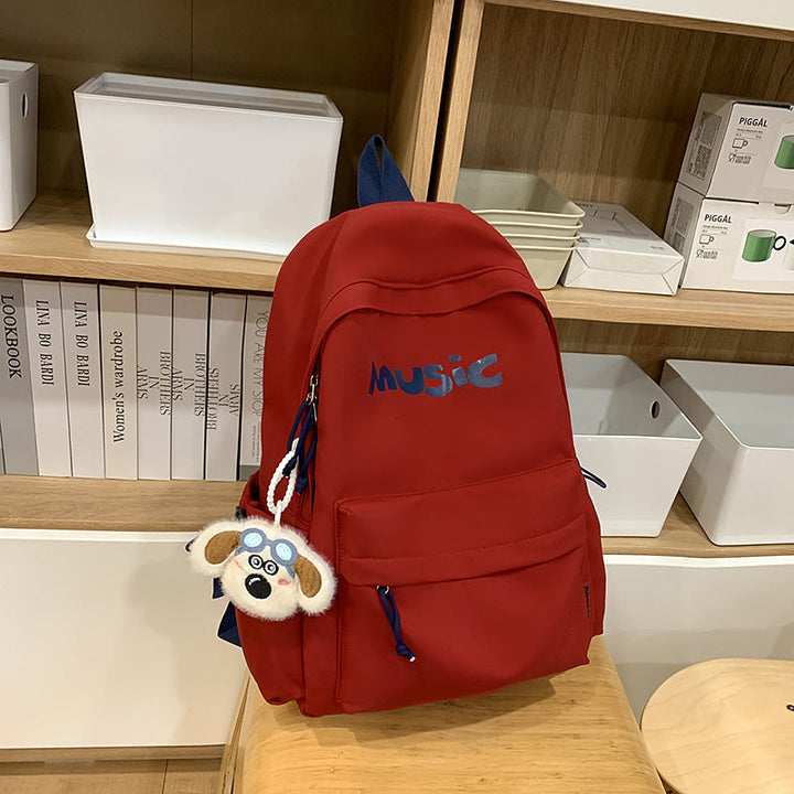 Casual Music-Themed Backpack Kalsten