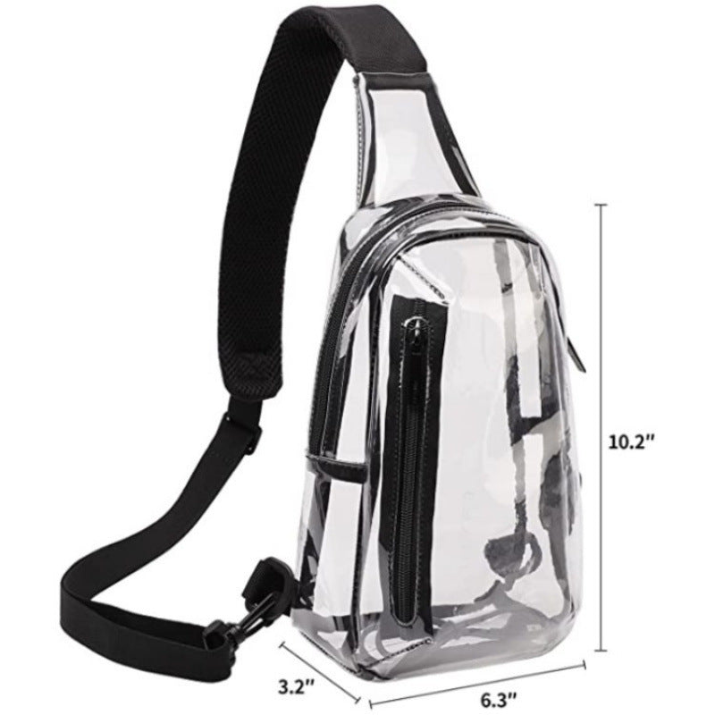 Transparent Shoulder Bag with Secure Access Kalsten