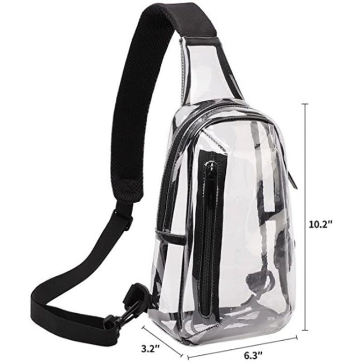 Transparent Shoulder Bag with Secure Access Kalsten