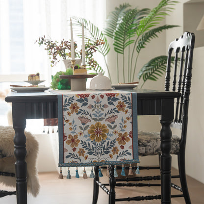 Decorative Floral Table Runner