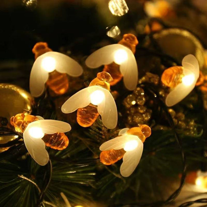 Decorative Bee Solar String Lights Kalsten