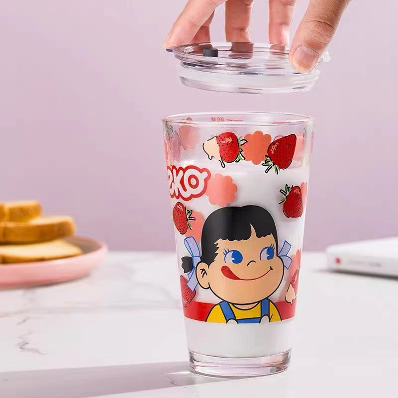 Ladies funny Tritan drinking cup with lid and straw Kalsten