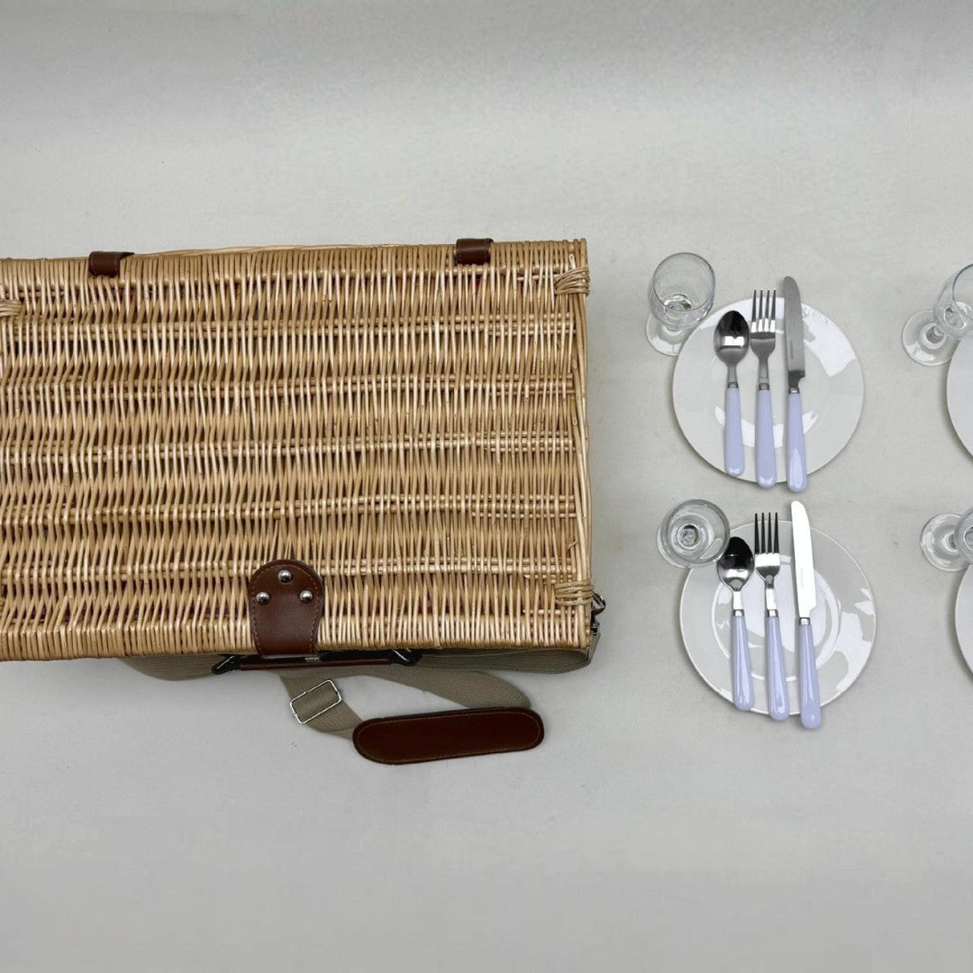 Women's picnic basket with elegant dish set Kalsten