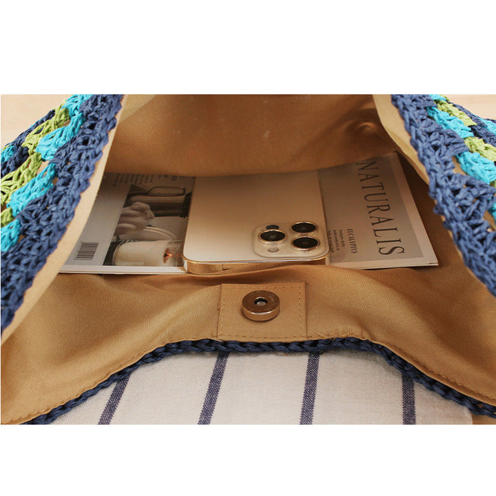 Designer crossbody bag in modern net design Kalsten
