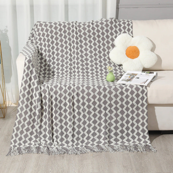 Ladies decorative throw blanket Kalsten