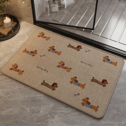 Funny Dog Indoor Mat Acalora