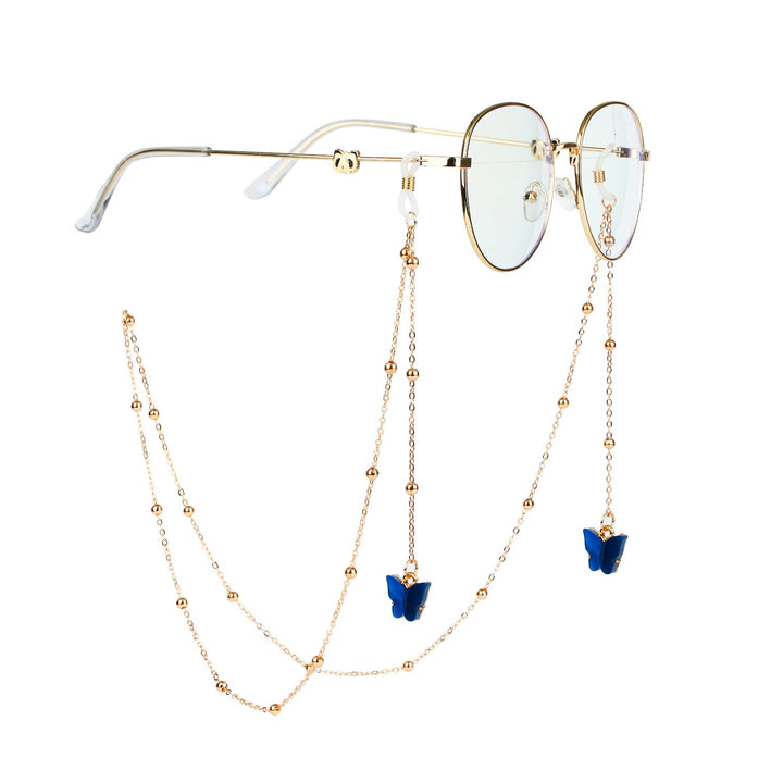 Fashionable sunglasses chains with butterfly pendants Kalsten