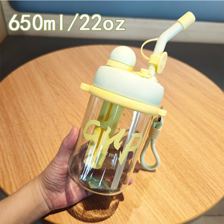 Women's drinking cup with safety lid and straw Kalsten