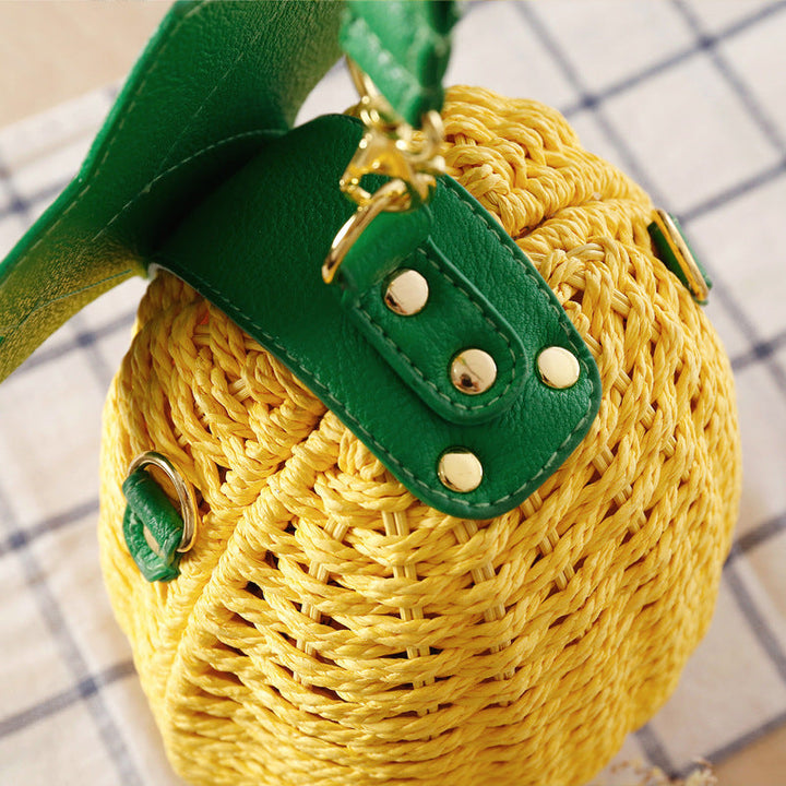 Creative basket bag in pineapple design Kalsten