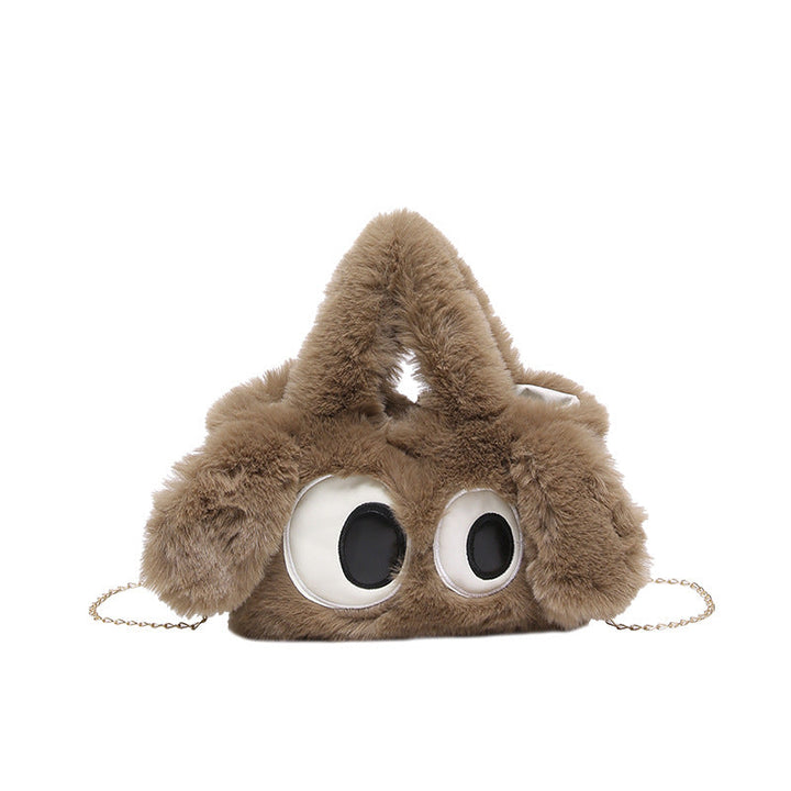 Cozy plush shoulder bag with ear application Kalsten