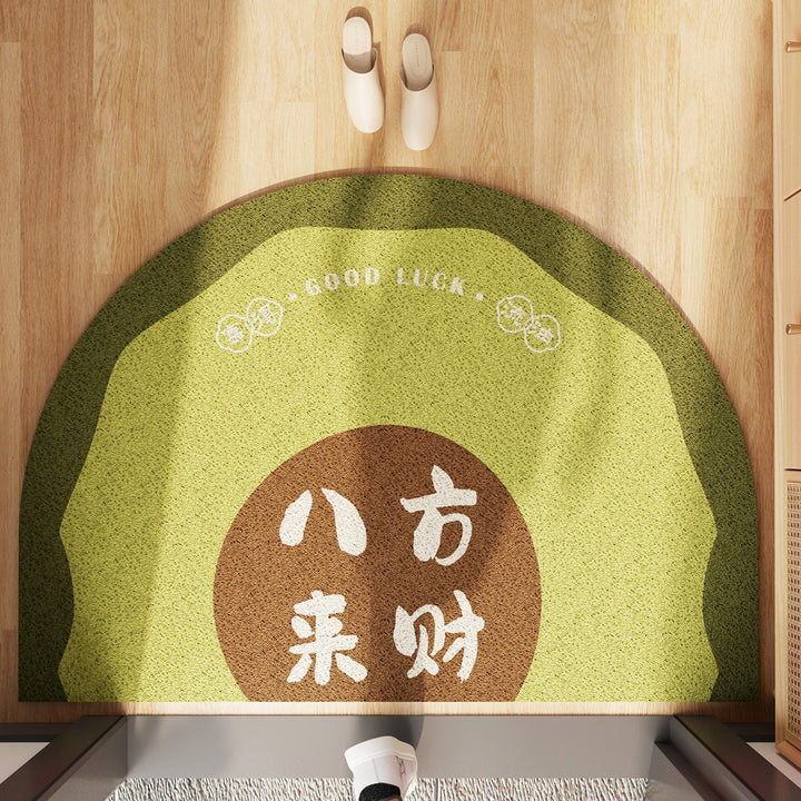 Organic Apple-Themed Area Mat