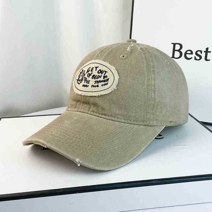 Women's Casual Distressed Cotton Baseball Cap Kalsten