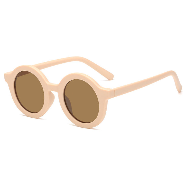 Women's stylish round sunglasses with modern plastic frame Kalsten