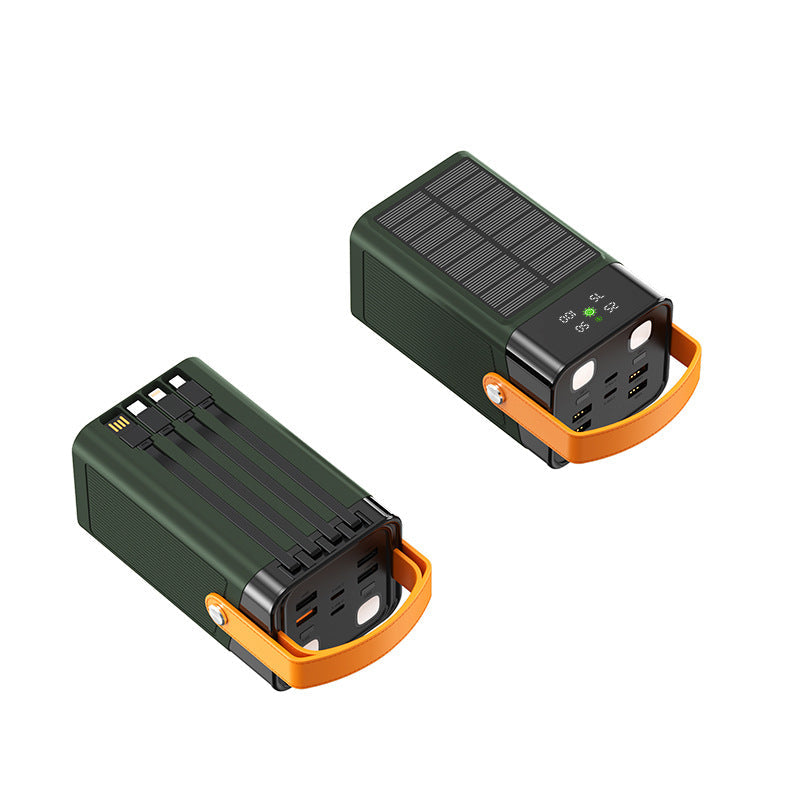 Portable solar power bank with multifunctional ports and LED display Kalsten