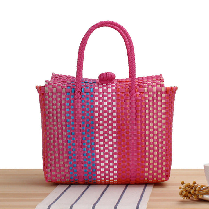Beach handbag in modern braided design Kalsten