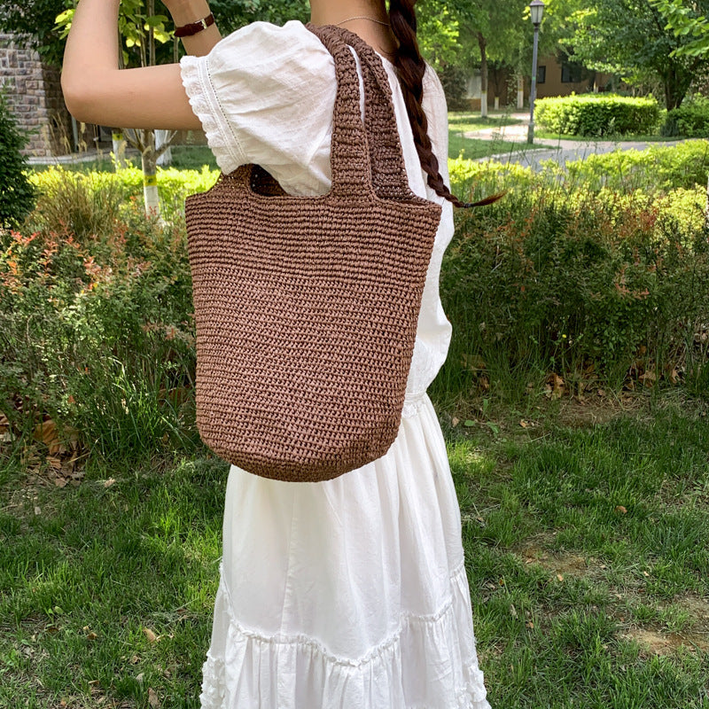 Handmade straw bag Kalsten
