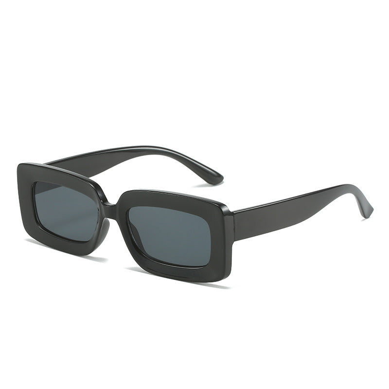 Women's Fashion Turtle Sunglasses with Rectangular Frame and Gradient Lenses Kalsten