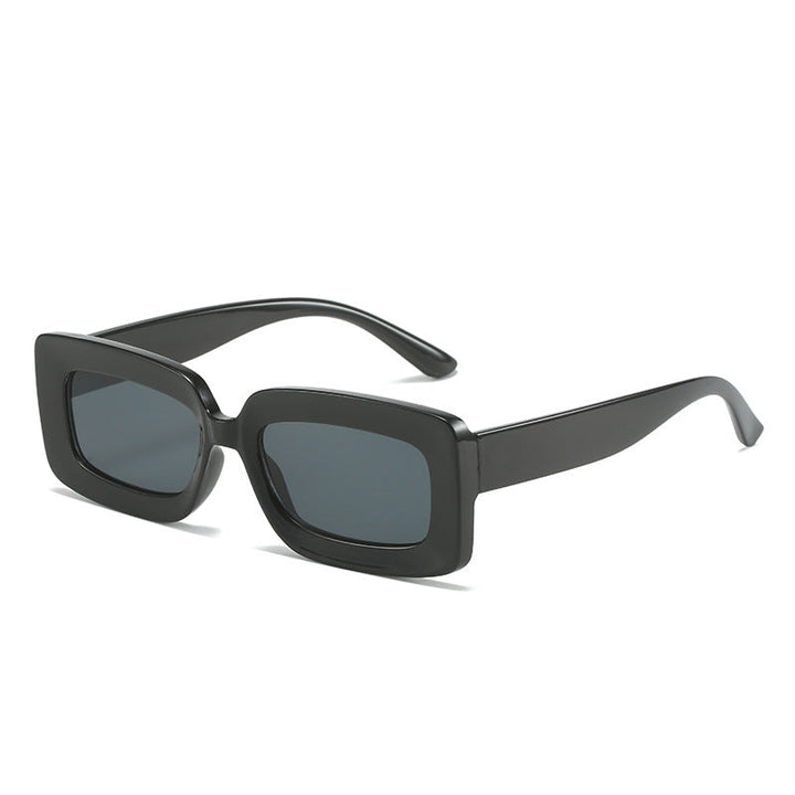 Women's Fashion Turtle Sunglasses with Rectangular Frame and Gradient Lenses Kalsten