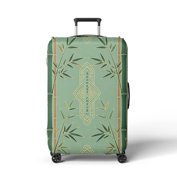 Women Hard Shell Suitcase in Elegant Bamboo Design Kalsten
