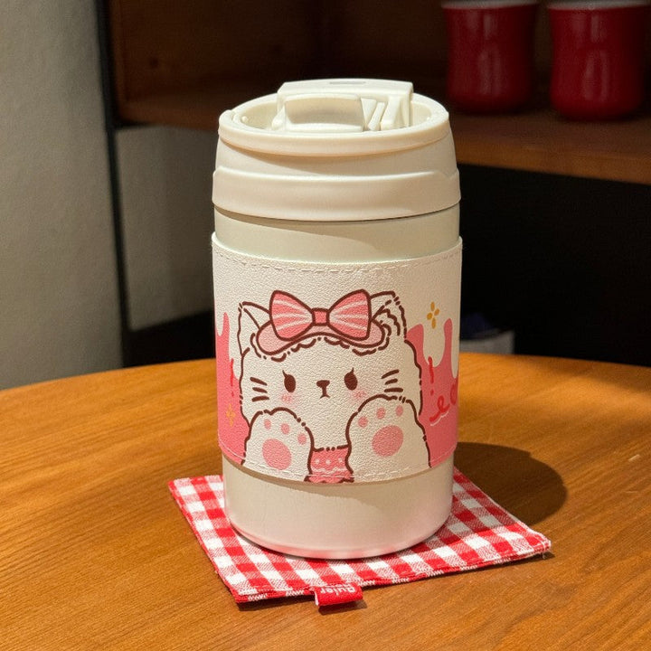 Women's Insulated Thermo Mug with Cute Animal Design Kalsten