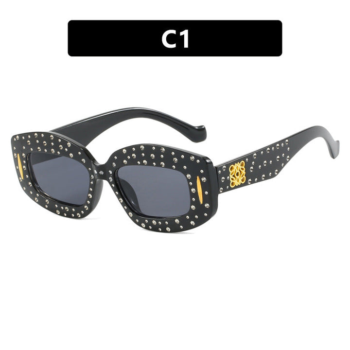 Women's fashionable sunglasses with glamorous rhinestone embellishment Kalsten