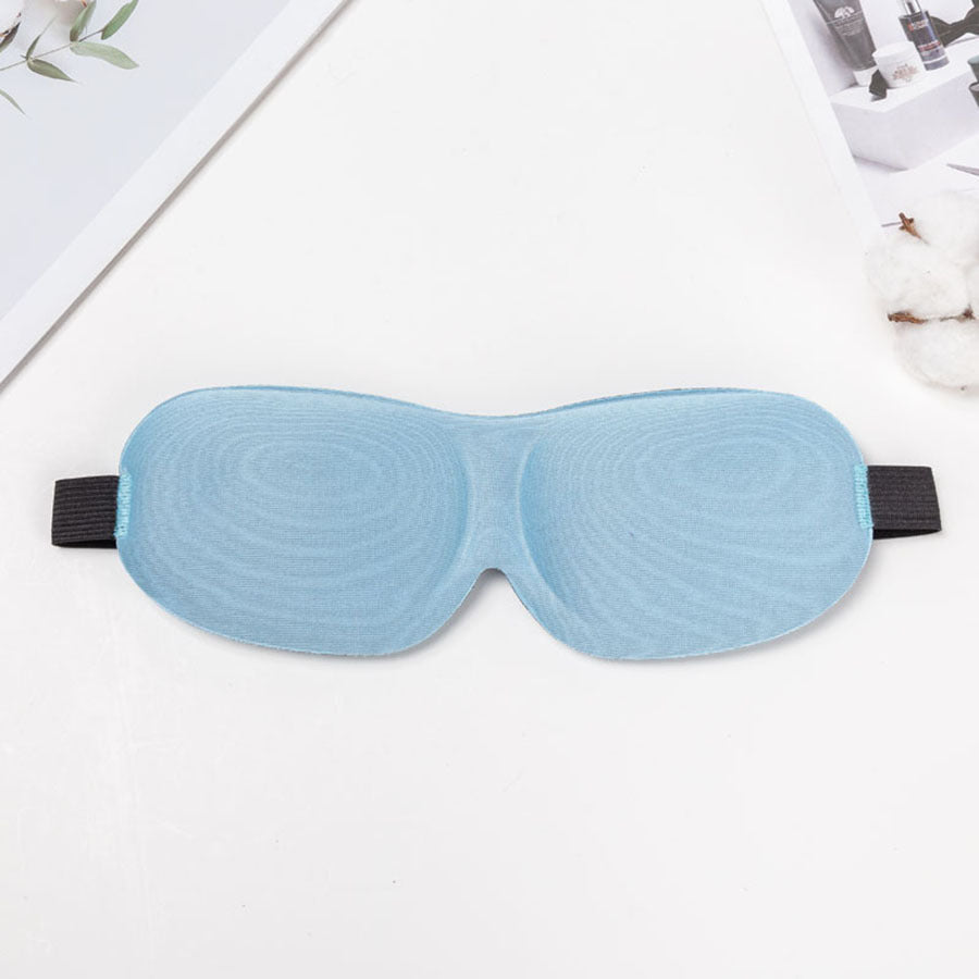 Unisex nan light-blocking travel mask with thermoformable nylon cover and wide comfort band Kalsten