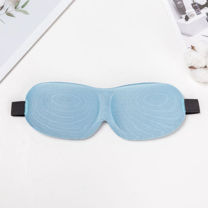 Unisex nan light-blocking travel mask with thermoformable nylon cover and wide comfort band Kalsten