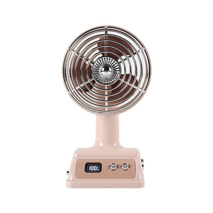 Unisex Portable Table Fan with Digital Display and Flexible Tilt Function Kalsten