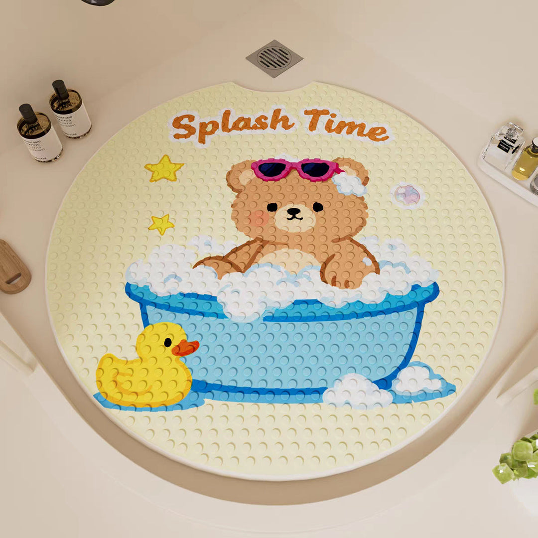 Plush Cartoon Bath Mat Kalsten