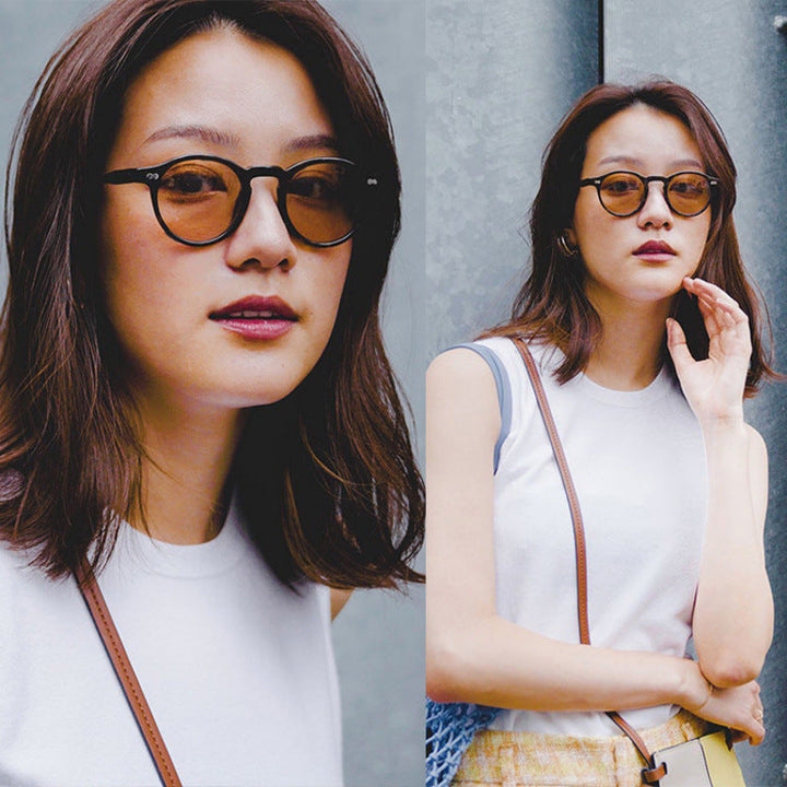 Women's fashionable round sunglasses Kalsten