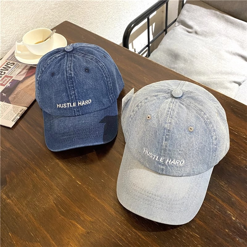 Women's Casual Distressed Denim Cap Kalsten