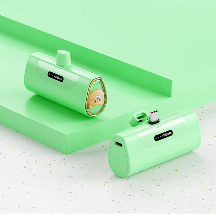 Funny power bank with integrated animal figure Kalsten