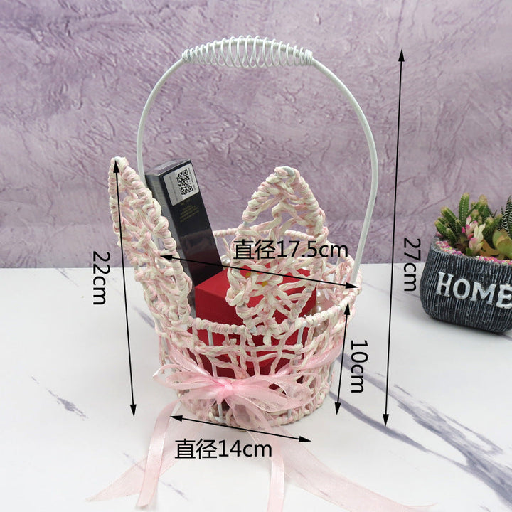 Women's Decorative Basket with Bow Accent Kalsten