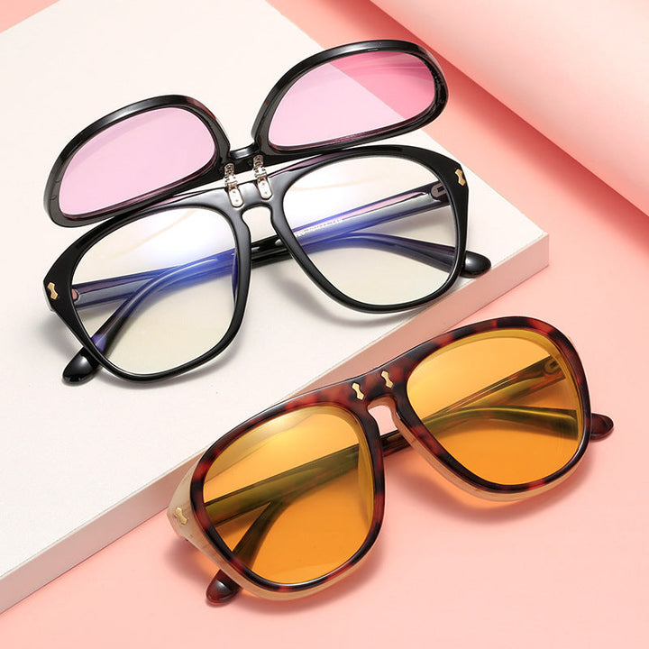 Women's modern oversized sunglasses with unique tortoise design Kalsten