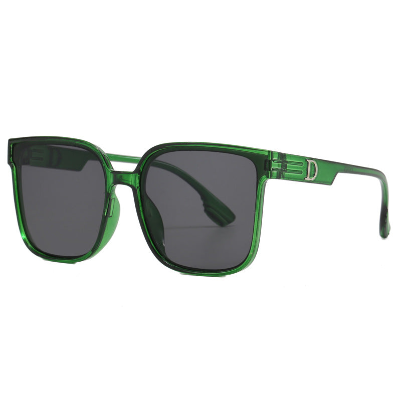 Women stylish square sunglasses with transparent frame Kalsten