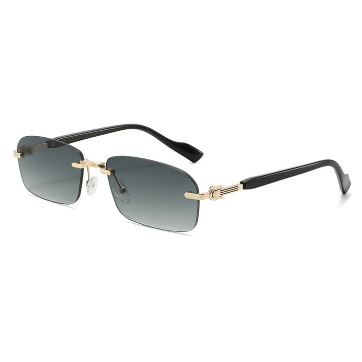 Men's Sleek Geometric Frame Sunglasses Kalsten