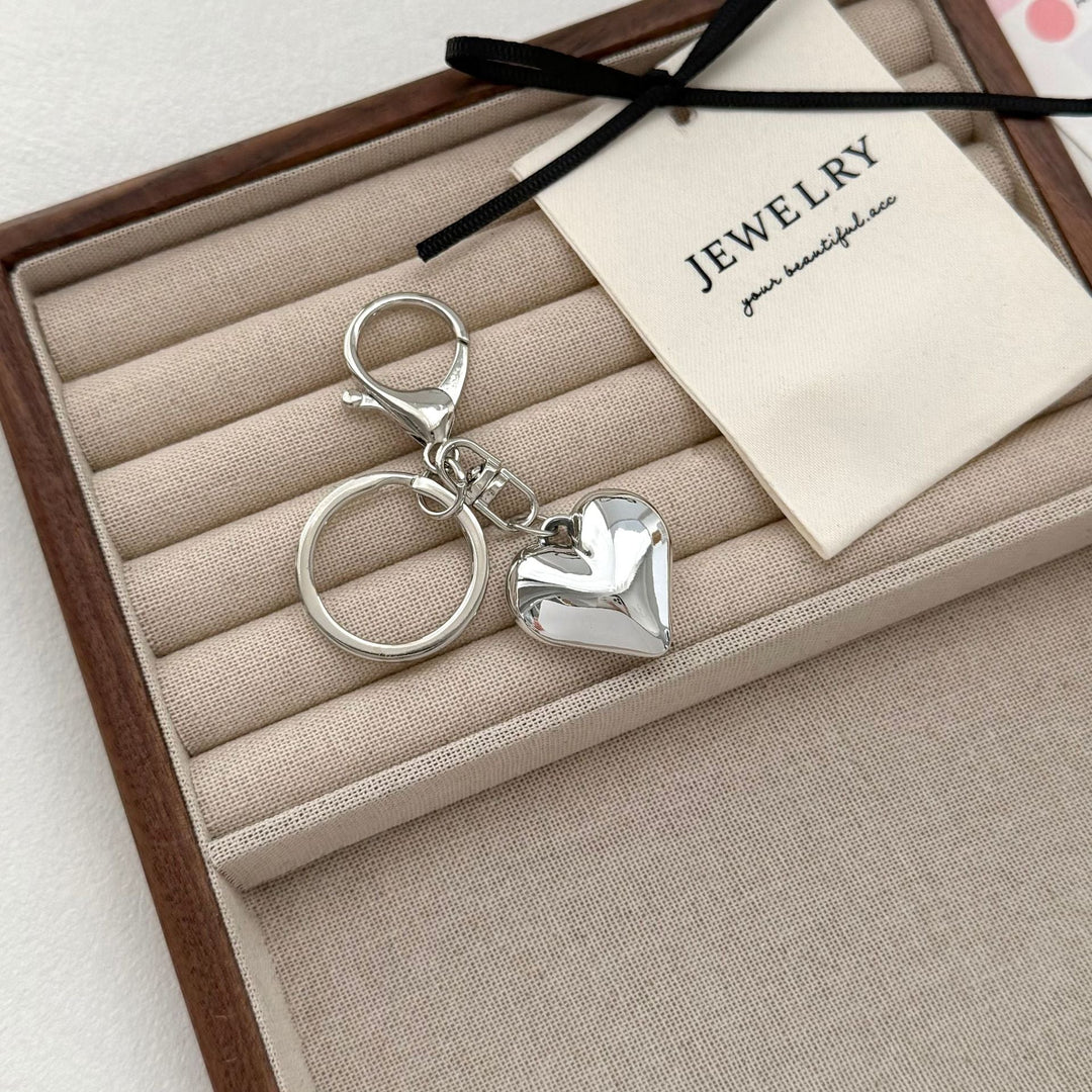 Heart-Shaped Metal Keychain Kalsten
