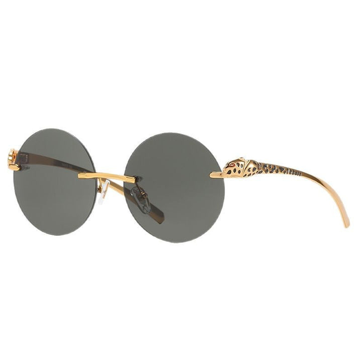 Women’s round sunglasses with luxurious accents and protective UV protection Kalsten