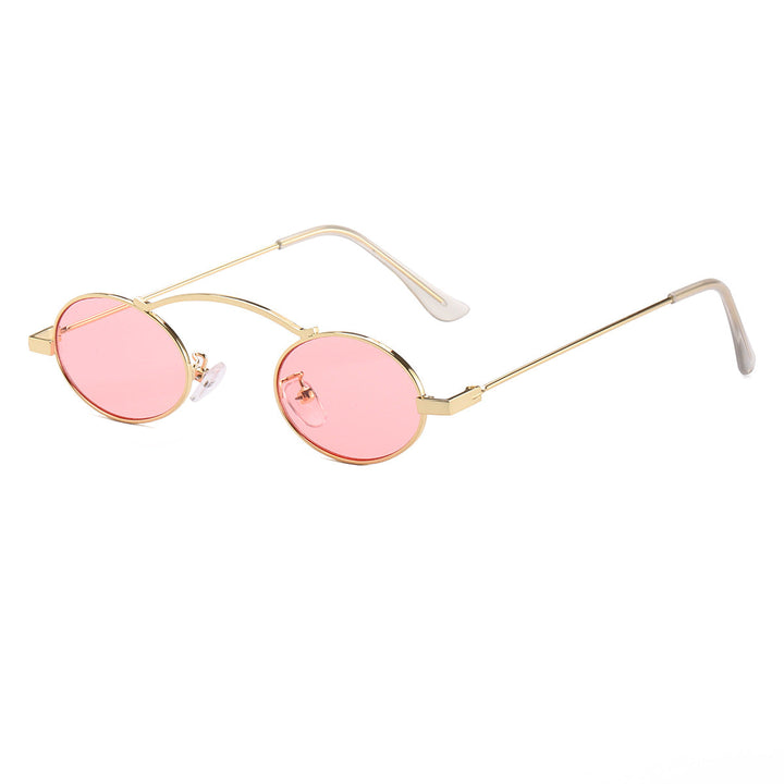 Women’s fashionable sunglasses with a unique circular frame and distinctive lenses Kalsten