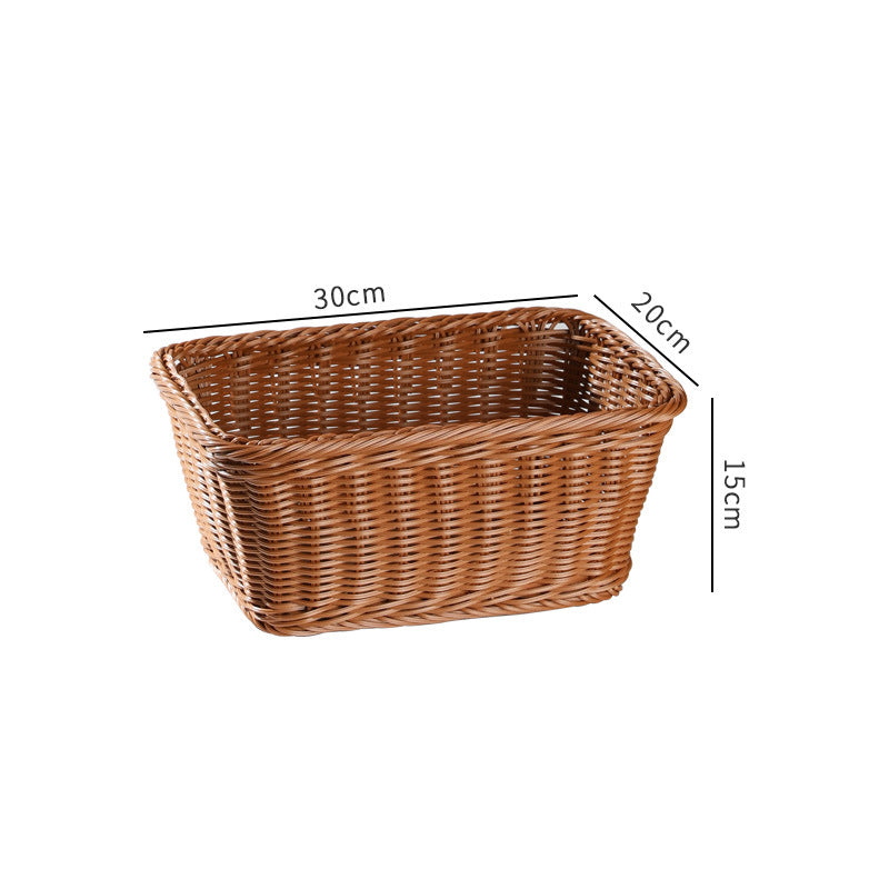Handwoven Rustic Storage Basket with Ergonomic Design Kalsten