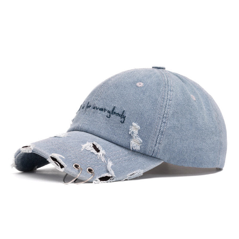 Unisex Distressed Sun Protection Cap Kalsten