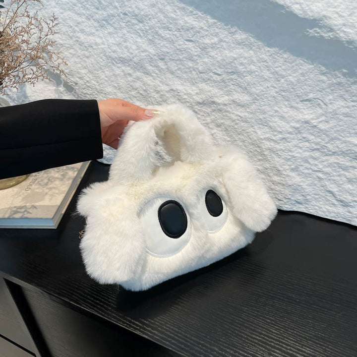 Cozy plush shoulder bag with ear application Kalsten