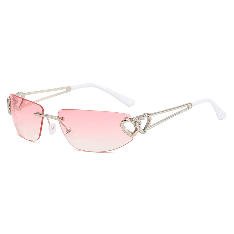 Women's Cat-Eye Sunglasses with Unique Heart Design and Protective UV Filter Kalsten
