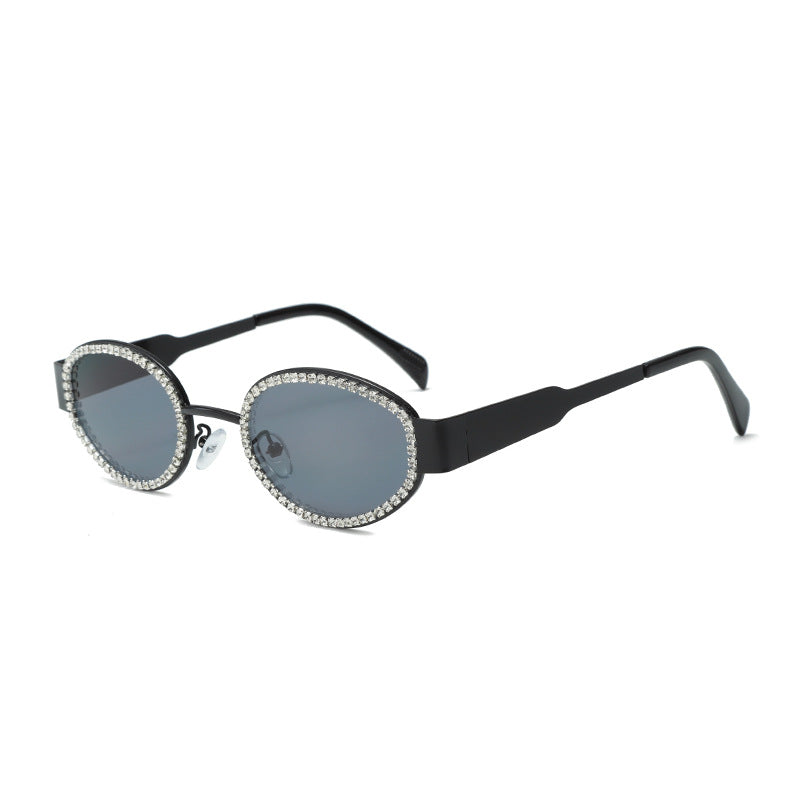 Ladies Designer Sunglasses with Sparkling Crystal Frame Kalsten
