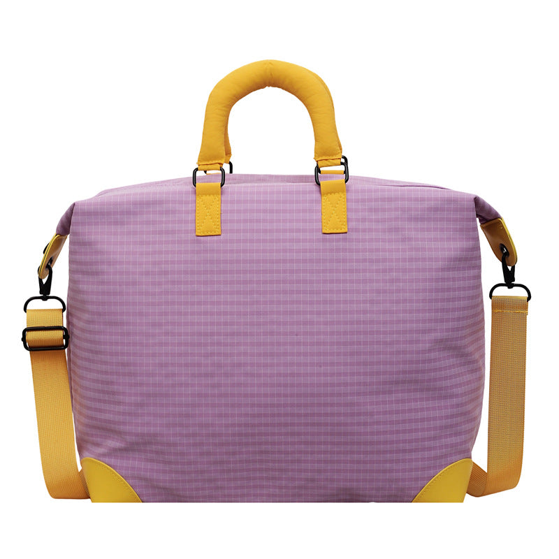 Fashionable Travel Bag with Ergonomic Carrying Strap and Structured Interior Kalsten