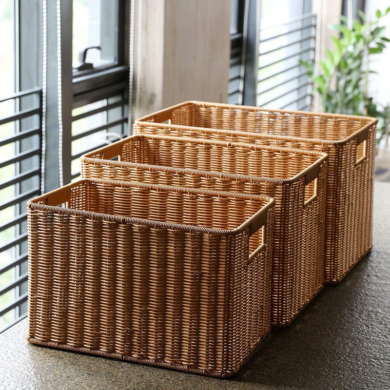 Rectangular Woven Storage Bin Kalsten